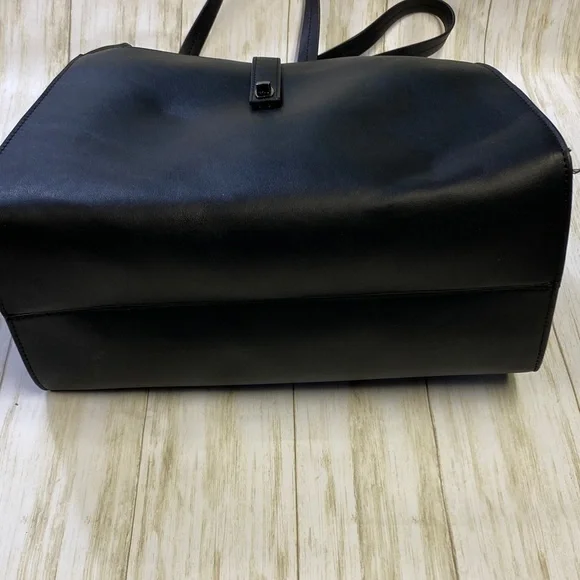 Steve Madden Black Tote with Red Accents - Picture 5 of 10